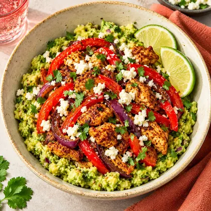 Chicken Guacamole Bowls