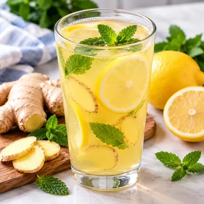 Ginger Lemon Gut Health Drink