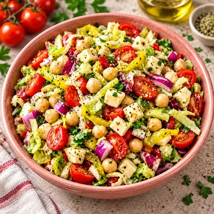 Chopped Italian Chickpea Salad