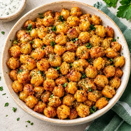 Ranch Roasted Chickpeas