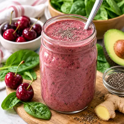 Anti-Inflammatory Cherry-Spinach Smoothie