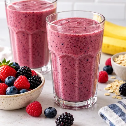 Mixed-Berry Breakfast Smoothie